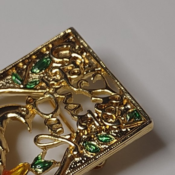 On The First Day Rectangular Brooch - Picture 4 of 10